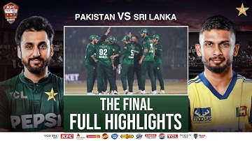Full Highlights | Pakistan vs Sri Lanka | The Final | Tri Nation Series | PCB | M2T1U