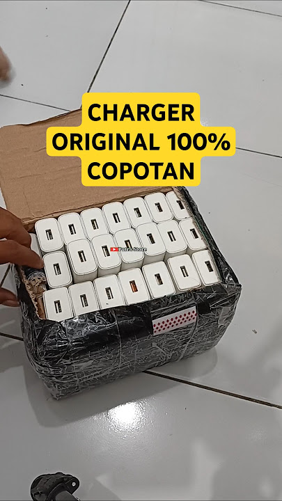 Charger original copotan 100% bergaransi #smartphone #putrastore #hpturunharga