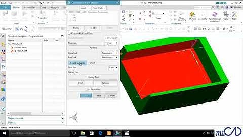 NX12 Tutorial - CAM Advance - 9 1  Sequential Mill – Thực hành phay tuần tự