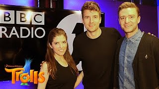Anna Kendrick U0026 Justin Timberlake On Bbc Radio 1 With Greg James  Trolls Interview