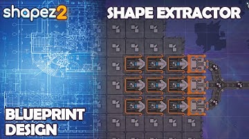 Shapez 2 Blueprint - Shape Extractor
