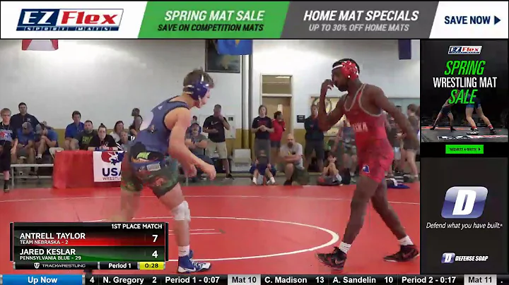 Mat 5 125 Antrell Taylor Team Nebraska Vs Jared Keslar Pennsylvania Blue