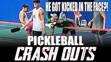 Insane Pickleball CRASH OUTS