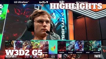 G2 vs FNC - Highlights | Week 3 Day 2 S12 LEC Summer 2022 | G2 Esports vs Fnatic W3D2