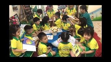 Lớp MG 3 tuổi C1 hưởng ứng ngày hội đọc sách