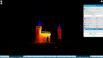 Planet Coaster--Turrets "Projection Mapping" Test