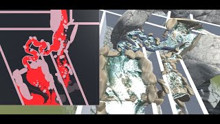 InfiniRIVER - Dynamic Fluid Simulator, work on demo to show gradual fill of river water & dynamics