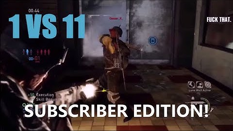 1 vs 11 Comeback (Subscriber Edition) - The Last of Us: Remastered Multiplayer (Bus Depot)