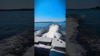 My kids LOVE tubing behind our Seadoo Switch! 😀 #seadoo #boat #tubing