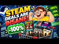 Best Steam Games on Sale Up to -100% OFF Right Now! 🔥