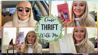 COME THRIFT SHOPPING WITH ME | Vintage & Romance Book Finds