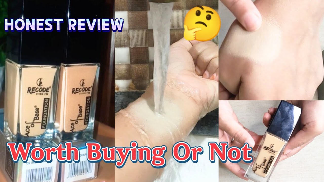 Recode Foundation Review| IS IT WATERPROOF OR NOT 😳? |Honest Review Recode Studios
