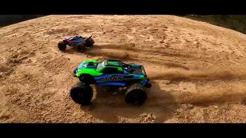Traxxas Maxx Traxxas Rustler 4x4 vxl and Losi DBXL E 2.0 "Bash and Smash"