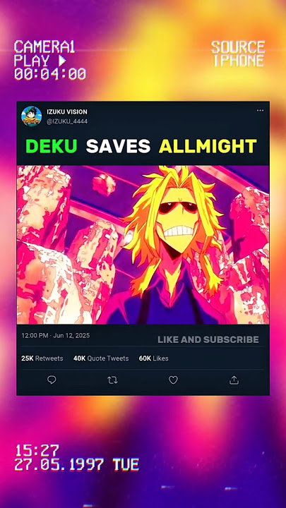 Deku Saves Allmight 🤯🥶|| MY hero academia 🤯✨ #mha #bnha #myheroacademia #anime #amv #edit