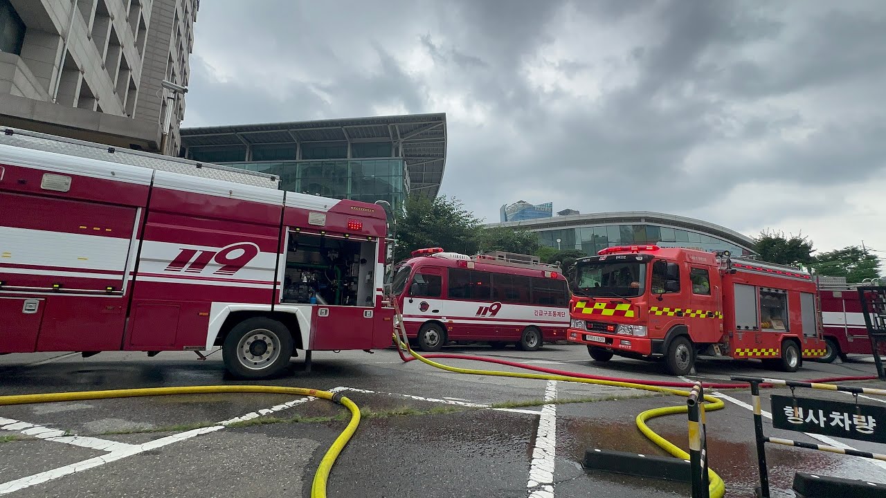 화재현장 - 서울특별시 용산구 한국철도공사 서울본부 화재