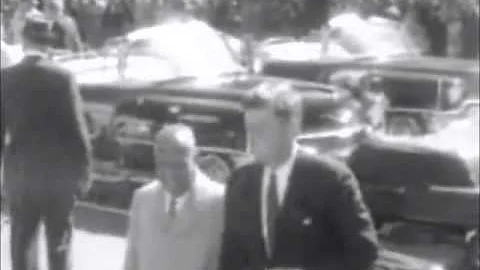 October 4, 1961 - President John F. Kennedy welcom...
