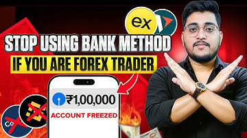 ⚠️ Forex Traders STOP Using UPI/Bank Withdrawals | Account Freeze Warning!