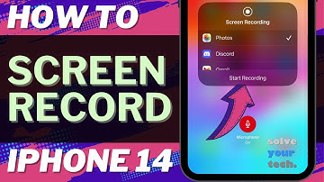 How to Screen Record on iPhone 14