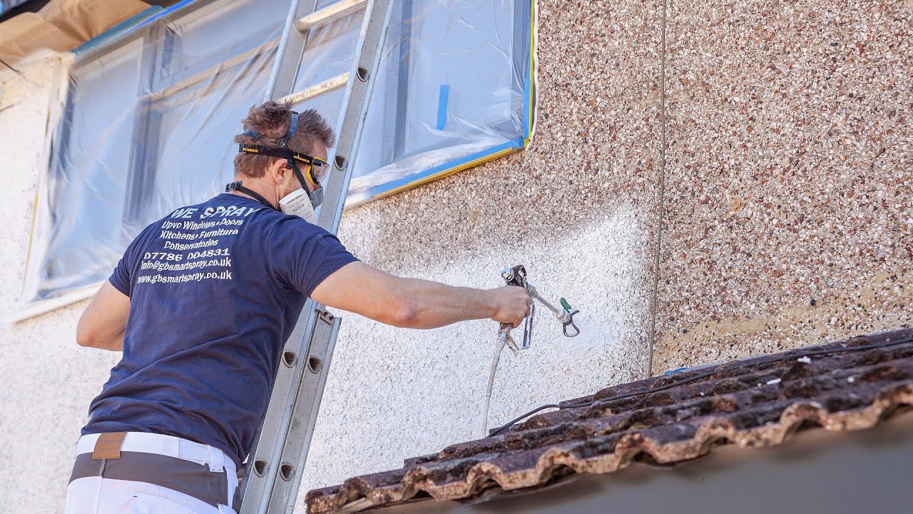 Spray Painting Walls and Ceilings with a WAGNER PP90 Airless Paint Sprayer