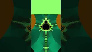 Ultra Fractal 6 - A Minibrot consumed by bailout value (1440p 60FPS) #shorts