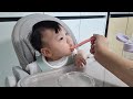 🍼이유식기록_181일 초기 이유식 2일차/ 오늘도 엄마표 이유식 맛있게 냠냠❤️