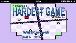 The World's Hardest Game - 0 Deaths (1-30) - No Cheating 