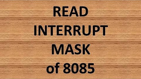 Read interrupts Mask | RIM | Interrupts | Microprocessor 8085 | Shortcuts