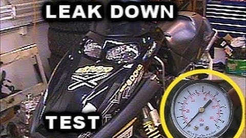 Leak Down Test or Decay Test on MXZ REV 600
