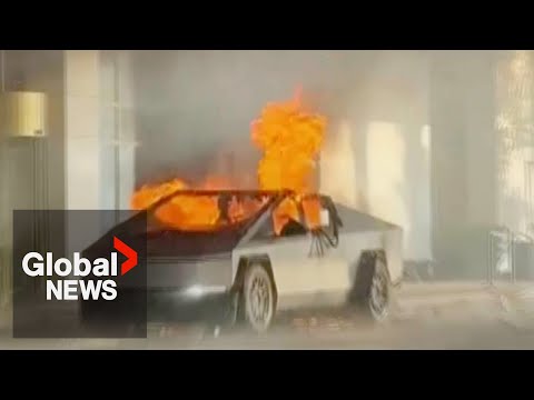 Tesla Cybertruck explosion: