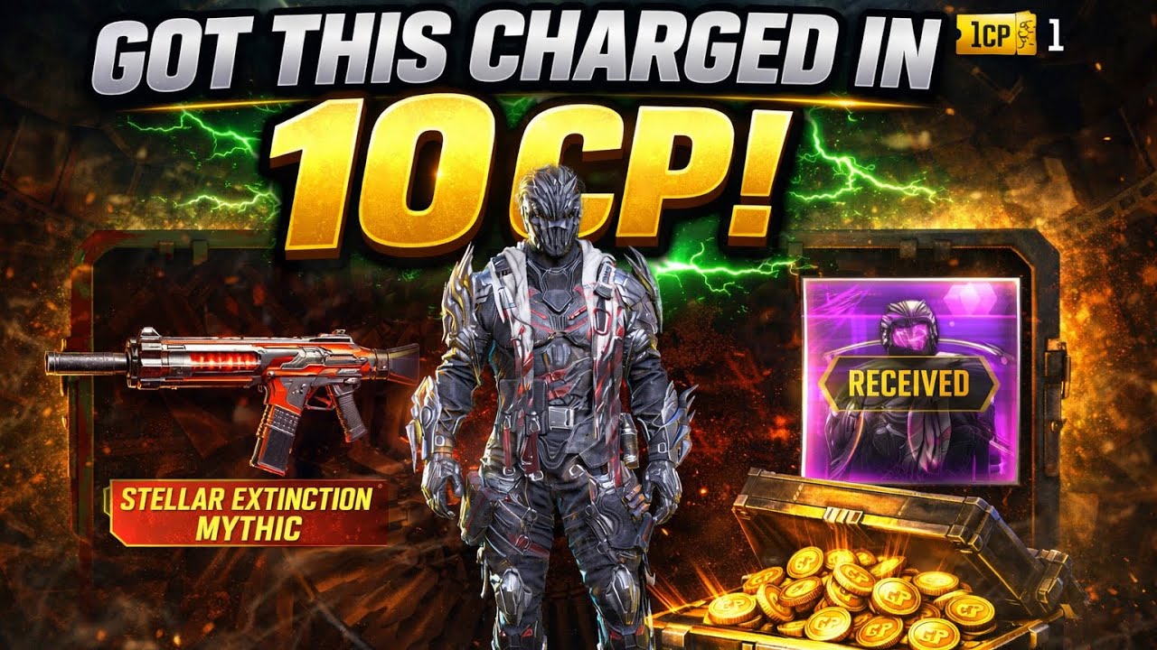 😱 GOT STELLAR EXTINCTION MYTHIC IN JUST 10 CP! | COD Mobile