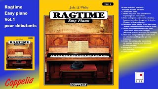 Ragtime - easy piano partitions pour débutants vol.1
