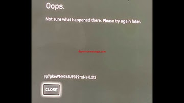 Not sure what happened there. Please try again later. (Microsoft Store)