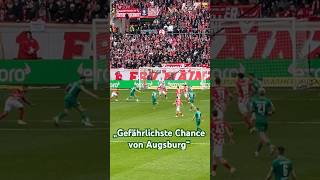 Mainz vs. Augsburg | gefährlichste Chance 😂 #augsburg #fcaugsburg #mainz05 #fsv