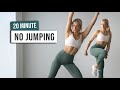 20 MIN NO JUMPING SWEATY HIIT - No Jumping Cardio Workout - No Repeat - Full Body Home Workout