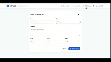 DEMO APLIKASI SEDERHANA BERBASIS WEB - MATA KULIAH PEMROGRAMAN WEB