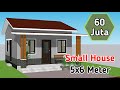 Rumah murah small house design 5 x 6 meter 30 sqm