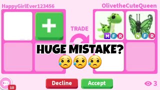 😱😭Noo! Idk How I MADE THIS HUGE MISTAKE In Adopt Me😭 + UNBELIEVABLE WIN TRADES AND OFFERS!
