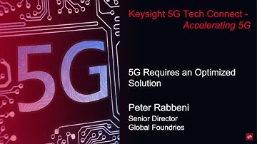 Peter Rabbeni from Global Foundries on optimizing 5G