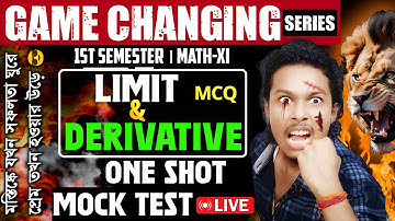 Limit & Derivatives Class 11 Math 1-Shot||সীমা||অন্তরকলন||অবকলন||Class 11 Math||LIVE TEST||Somenath