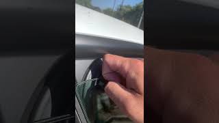 Tesla Save Battery Life During Heat in Summer Car Window Crack Vent How To Tips #Shorts