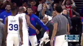 Minnesota Timberwolves Vs Philadelpha 76Ers - January 4, 2016