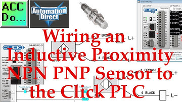 Wiring an Inductive NPN PNP Sensor to the Click PLC