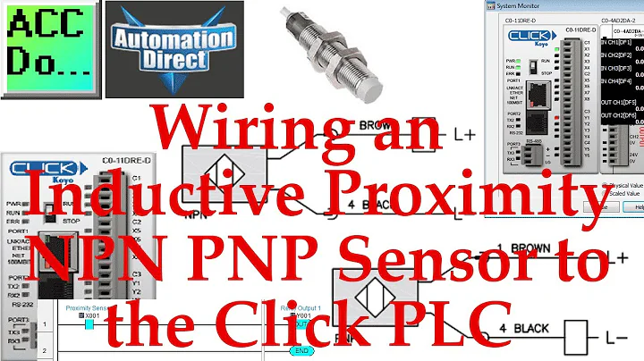 Wiring an Inductive NPN PNP Sensor to the Click PLC