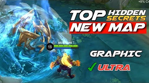 MLBB New Map hidden secrets in Ultra Graphics!! | New Map ML | Sanctum Island | MLBB