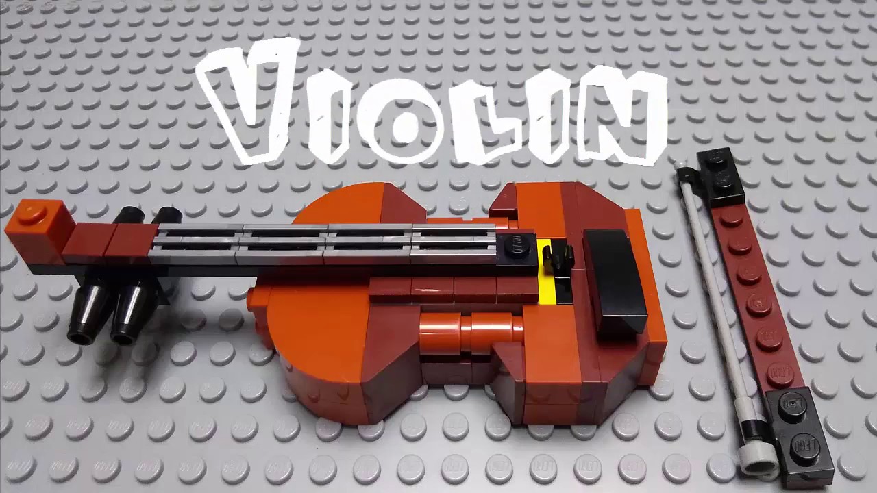 Violin Lego Classic Building Instructions for Kids/Children -