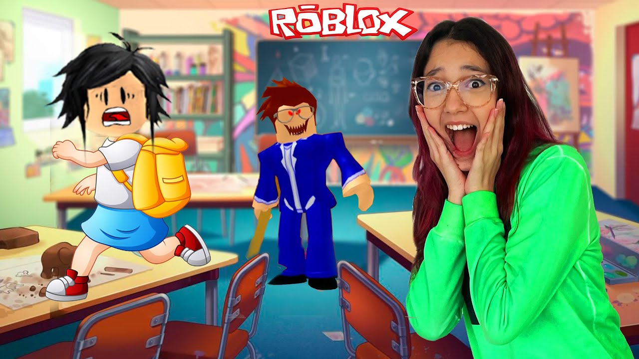 Roblox - A ALUNA NOVA da MINHA ESCOLA é ESTRANHA (Escape Carly