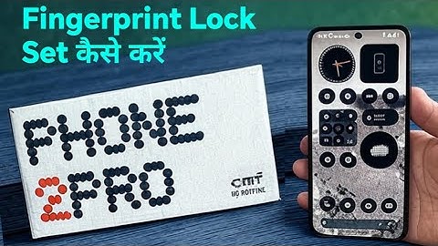 How to Set Up Fingerprint Lock on Nothing CMF Phone 2 Pro 5G