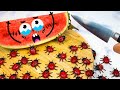 Stop Motion Cooking Making Soup mukbang from Watermelon ASMR Unusual Cooking Funny Video - Doodland