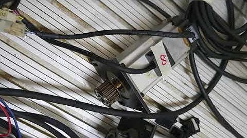 ชุดที่8 มีเบรค #Panasonic AC Servo driver 400w #Test Mach3 BOB ESS #Mach3 #Panasonic #cnc #Servo