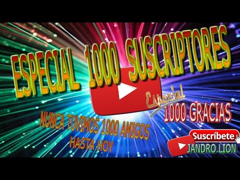 Special 1000 subscribers. # 1000suscriptors # 1000 #frikiretrogamer # especial1000